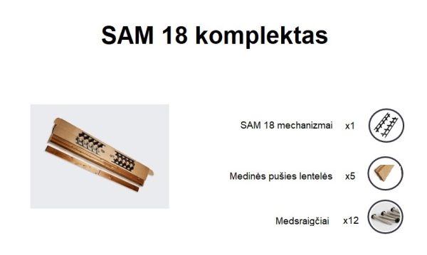 SAM DK 18 komplektas 0,50×1,20 m - Image 5