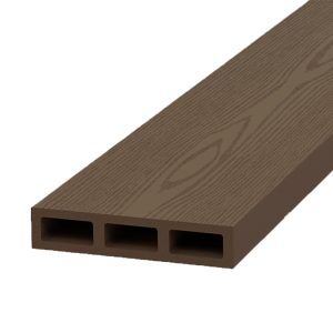Medžio kompozito WPC lentelės. Tamsiai ruda LIGHT Natural