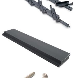 Aliuminio žaliuzių komplektas OZ RAL7016 Antracitas